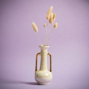 Small Vintage Iridescent Bud Vase